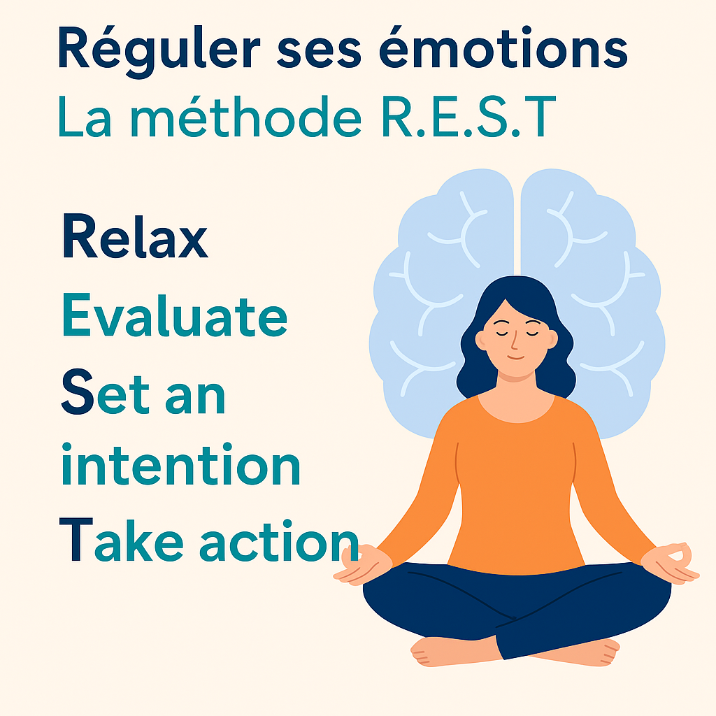 Réguler ses émotions au travail : la méthode R.E.S.T
