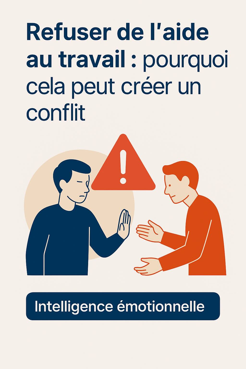 Pourquoi refuser de l’aide peut créer un conflit