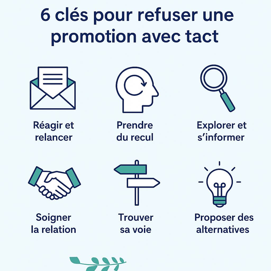 Comment refuser une promotion avec tact